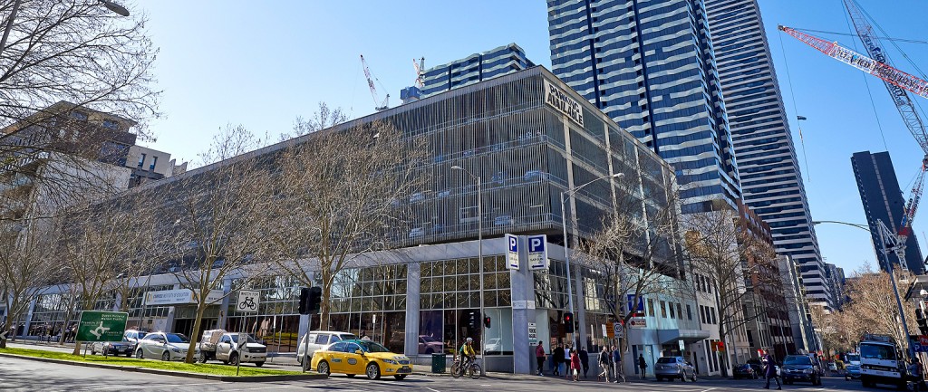 Car parks like this one in Melbourne are becoming an increasingly rare commodity.
