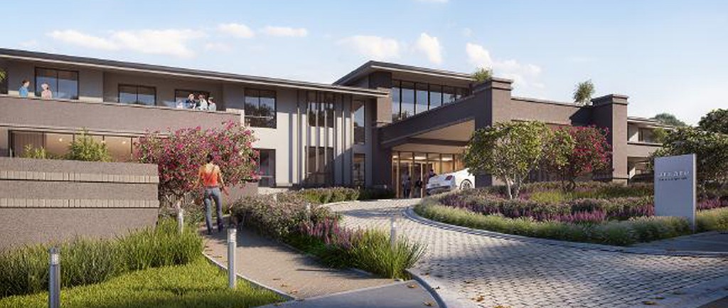 An artist’s impression of Arcare’s Glenhaven aged care community in NSW.
