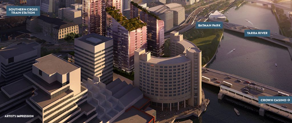 The Proxima development on the old Melbourne Convention site.