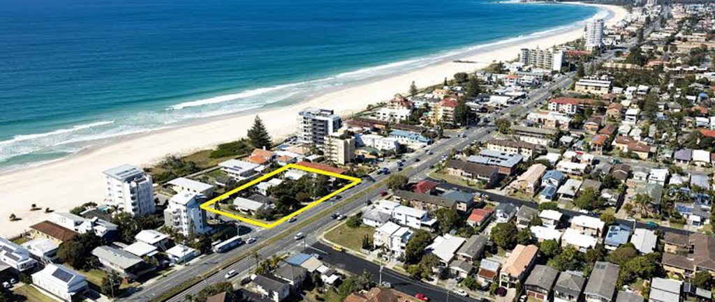 A beachside site at Palm Beach on the Gold Coast is to be sold for the first time in 30 years.
