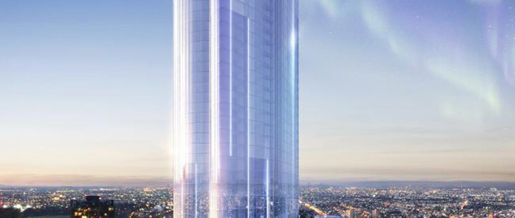 An artist’s impression of Aurora Melbourne Central.