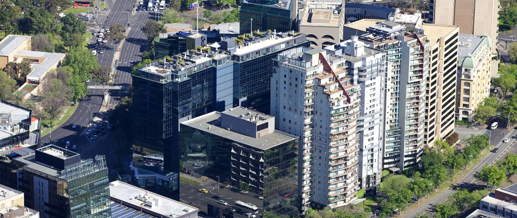 St Kilda Rd office space continues to be sought after for residential developments.
