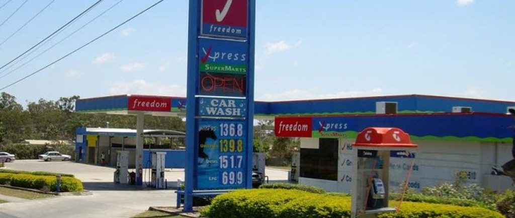 Queensland service station.