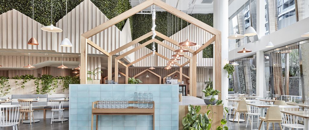 Kitty Burns cafe in Abbotsford, Melbourne, has won a major design award.