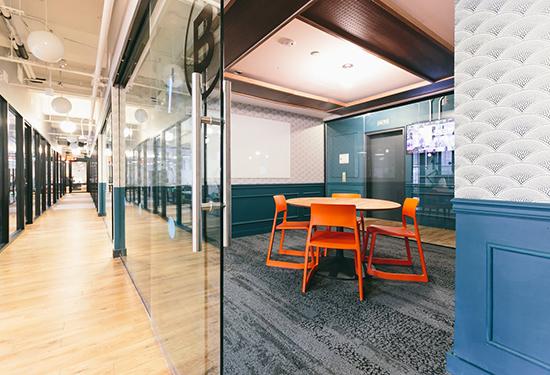 One of the conference rooms at WeWork in Martin Place in Sydney.
