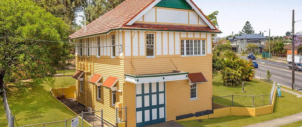 The Yeronga Fire Station.
