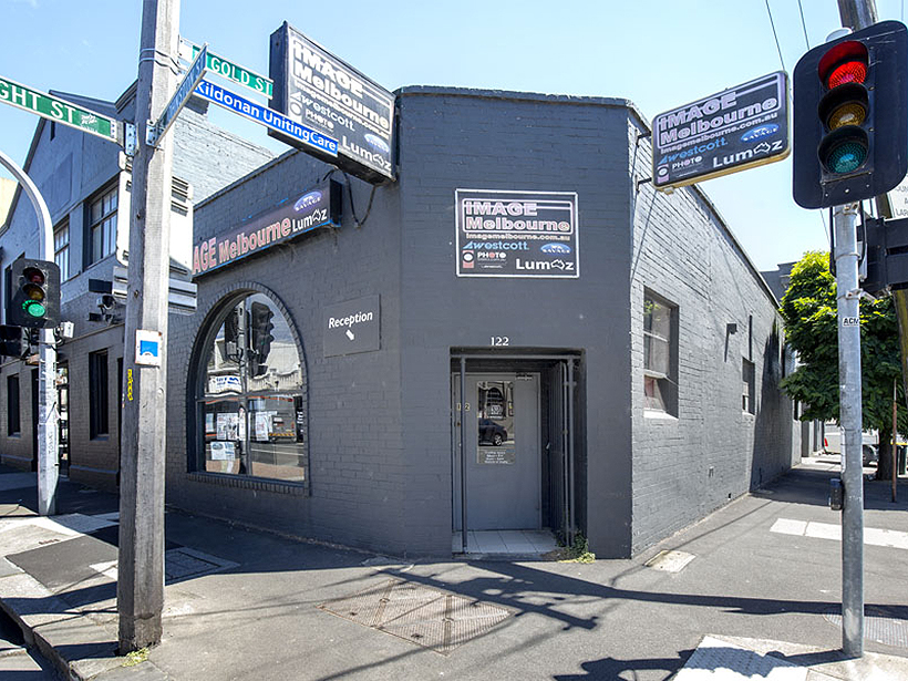 The development site at 122 Johnston St Collingwood.
