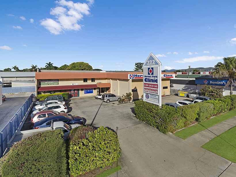 The medical centre at Hermit Park in Townsville sold on a 9.43% yield.
