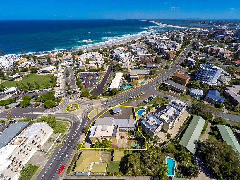 The development site could enjoy views of Kings Beach. 
