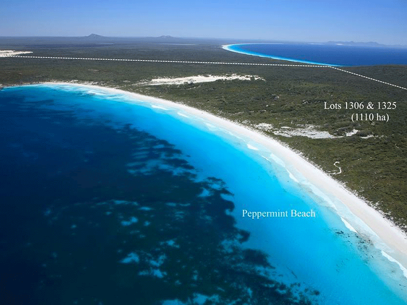 You could buy part of this pristine coastline. Picture: Realestate.com.au/buy