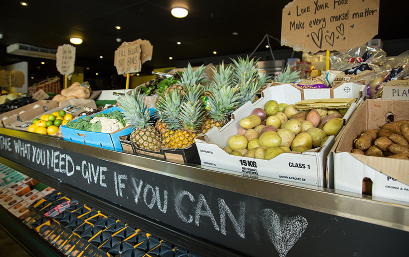 The OzHarvest Market uses food donated by other food businesses. Pictures: Livia Giacomini
