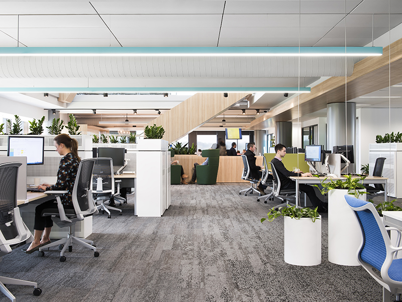 The AstraZeneca office features four ‘zones’, providing employees with choice.
