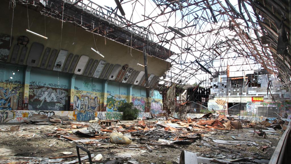 The former Red Hill Skate Arena is edging closer to being redeveloped. Picture: Annette Dew
