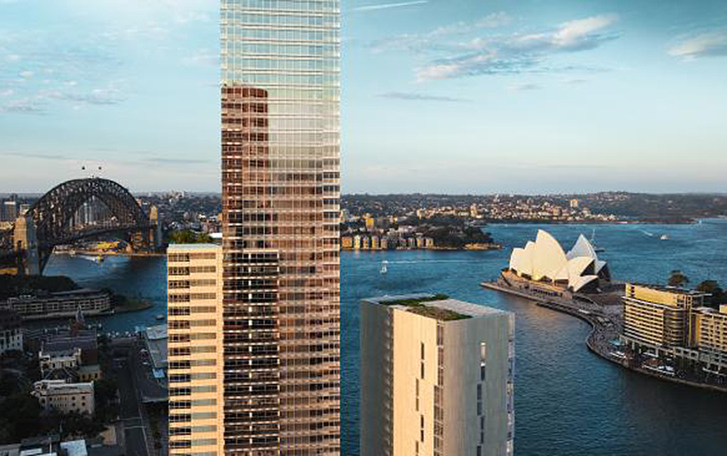 Wanda’s project includes a 60-storey residential tower and a 28-level five-star hotel overlooking Sydney Harbour.
