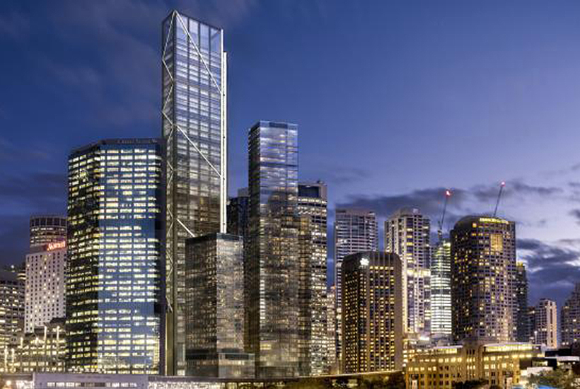 An artist’s impression of the Circular Quay Tower being developed by Lendlease.
