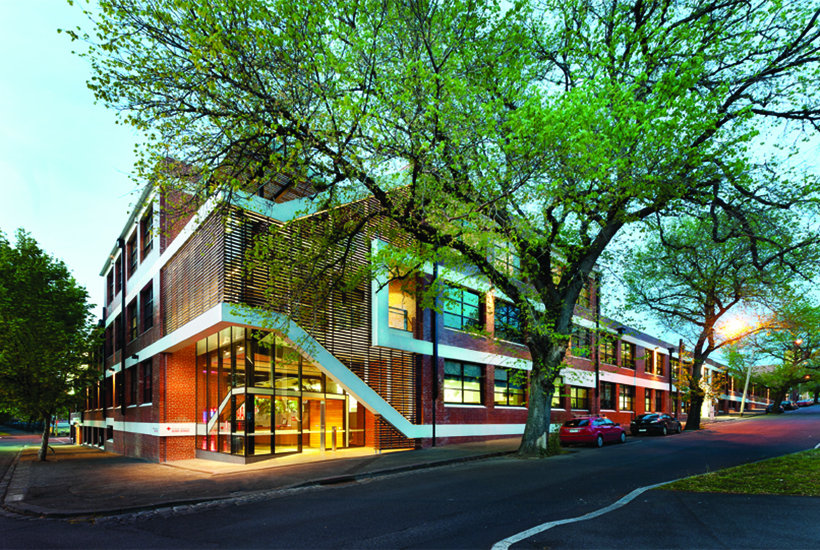 The Australian Red Cross Blood Service’s office in West Melbourne.
