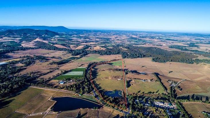 A 41ha site at 11 Maroondah Hwy, Healesville is on the market for $8.8 million.

