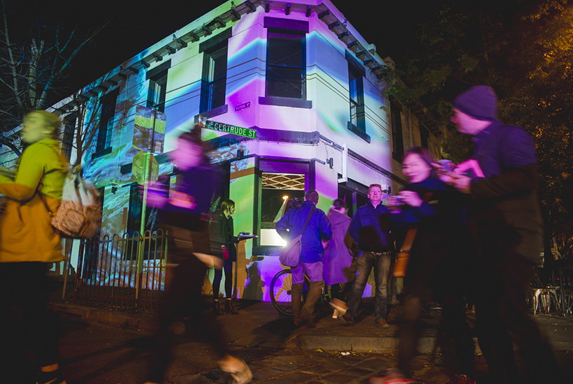 The Gertrude St Projection Festival is now in its 10th year. Pictures: Theresa Harrison
