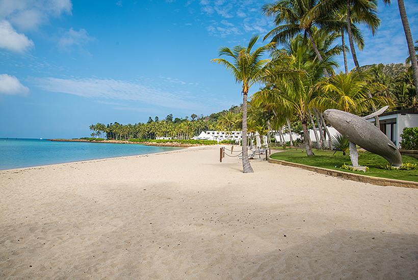 Hayman Island was hit hard by Cyclone Debbie in March. Picture: hayman.com.au.
