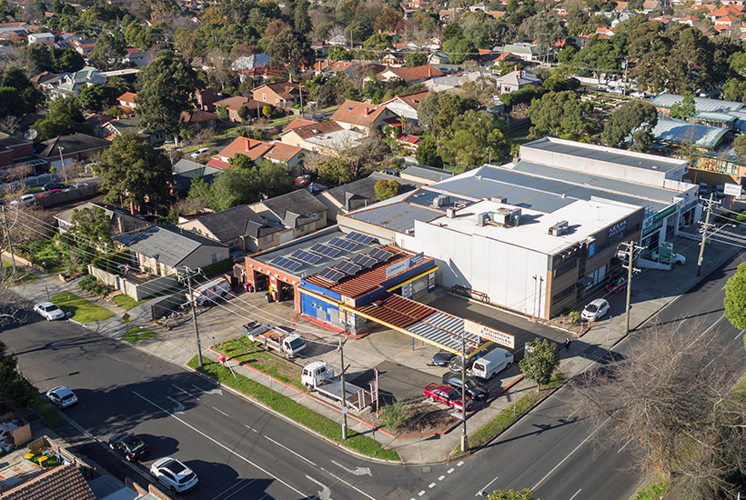 The former petrol station site in Box Hill sold within hours.
