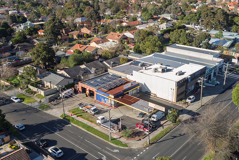 The former petrol station site in Box Hill sold within hours.