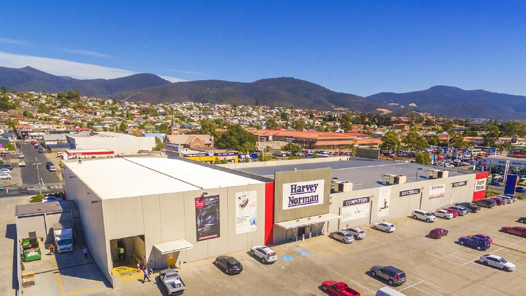 Moonah’s Harvey Norman Complex sold for an eye-watering $14 million. Picture: Supplied.
