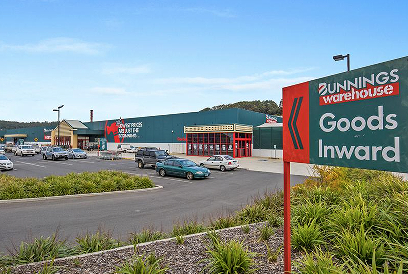 The Bunnings Warehouse at Burnie in Tasmania.