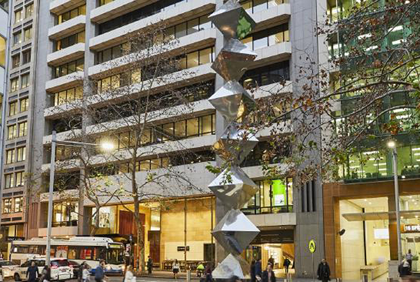 The office tower at 10 Spring St, Sydney, bought by Lendlease.
