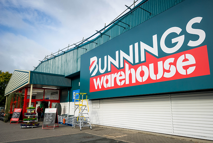 One of Britain’s new Bunnings Warehouses, at Basildon.
