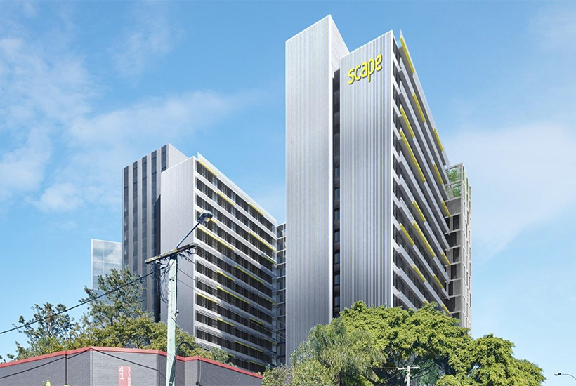 Scape Student Living’s accommodation in Brisbane.
