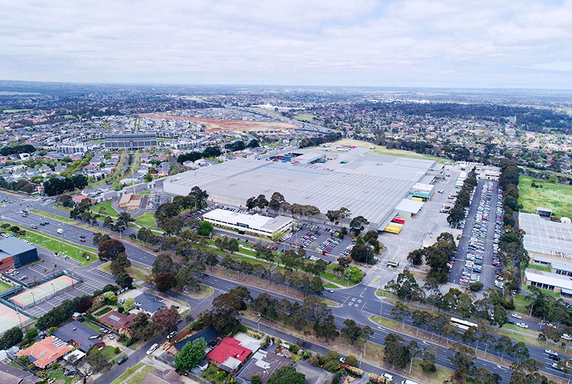 The Woolworths head office and distribution centre in Mulgrave.