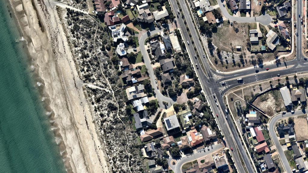 Things look different from above. Picture: Nearmap