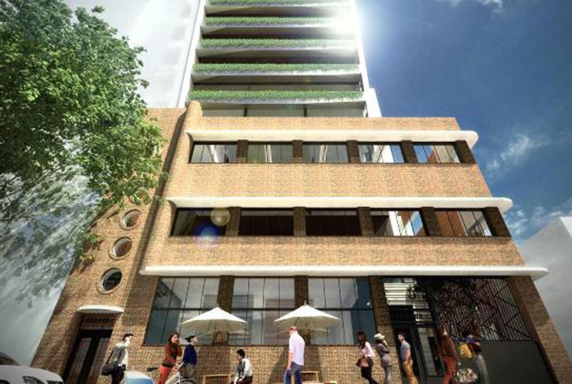 The proposed development at 183-189 A’Beckett St, Melbourne.
