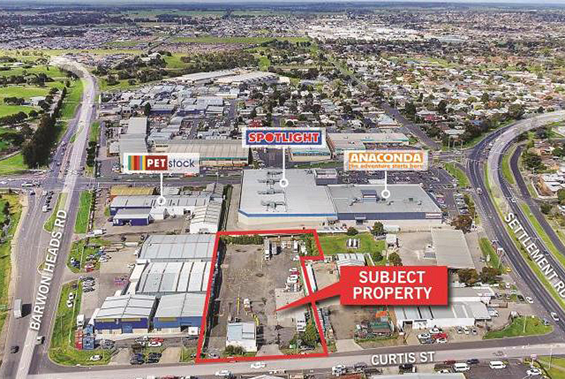 The future development site at 6-8 Curtis St, Belmont, sold for $1.7 million.