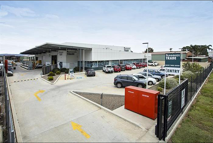 The Adelaide Bunnings Trade store caters mainly for tradesmen.
