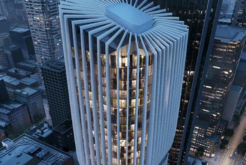 An artist’s impression of the 50-level Mandarin Oriental hotel planned for Melbourne.
