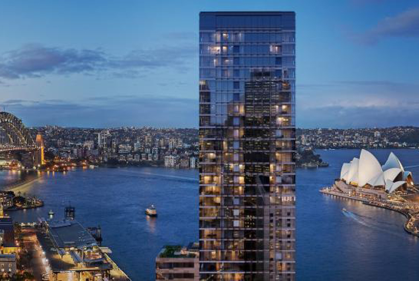 An artist’s impression of Wanda’s One Circular Quay development in Sydney.
