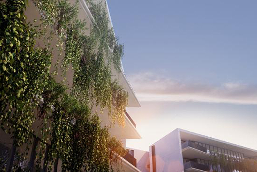 An artist’s impression of part of the Palm Beach development on the Gold Coast.
