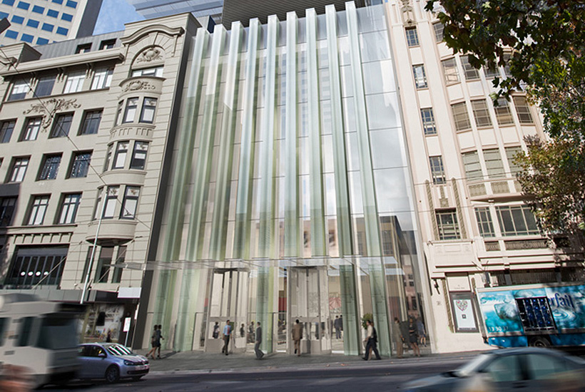 NAB has signed a 12-year lease at 405 Bourke St in Melbourne.
