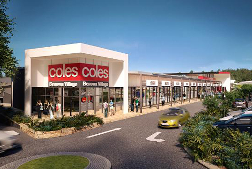 The Coles-anchored Benowa Village shopping centre in Queensland.

