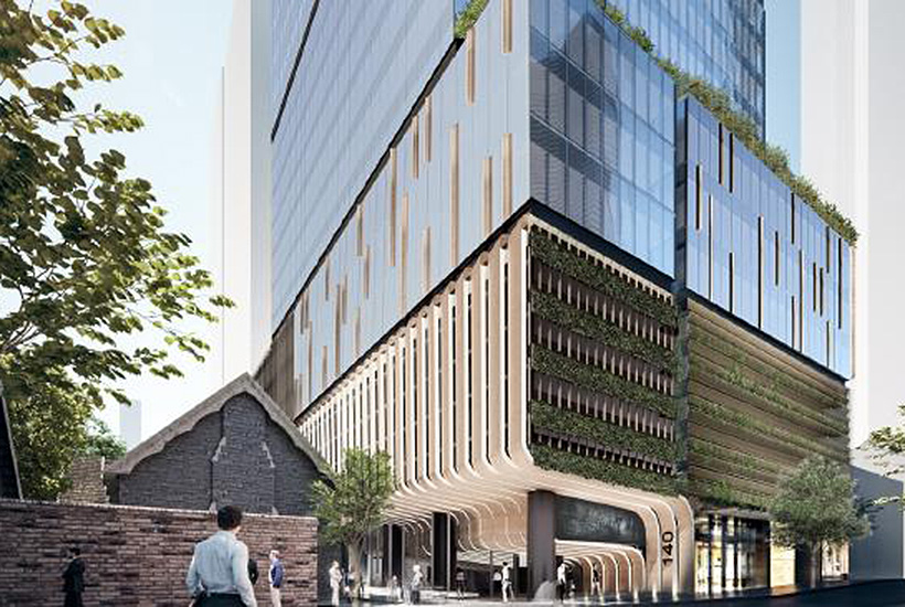 The office building soon to be built at 150 Lonsdale St in Melbourne.
