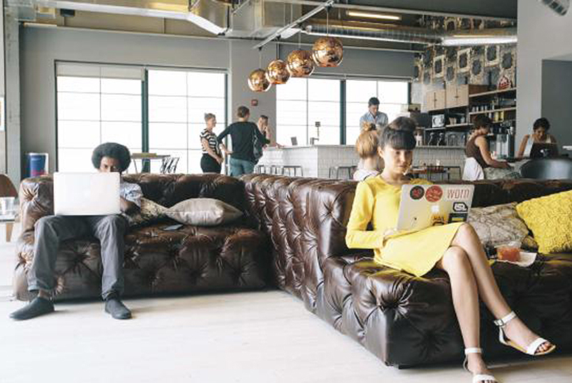 A WeWork office space in New York City.