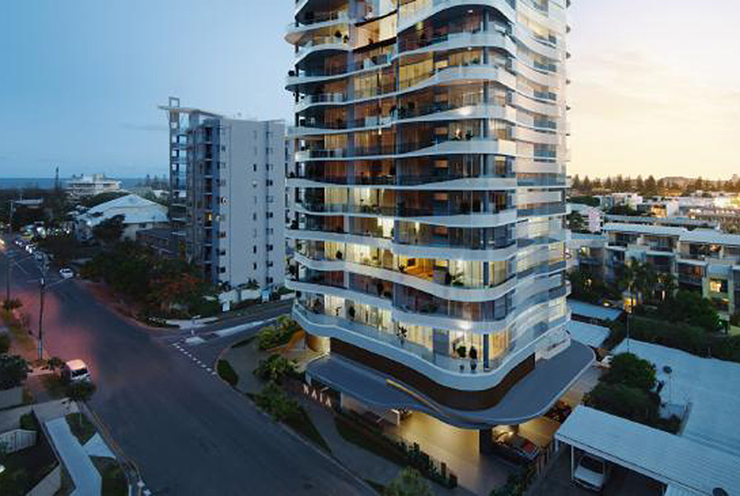 The Naia apartment project at Mermaid Beach.
