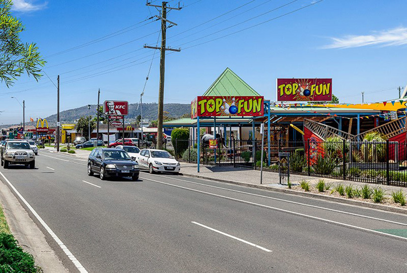 The Top Fun site on the Rosebud foreshore.
