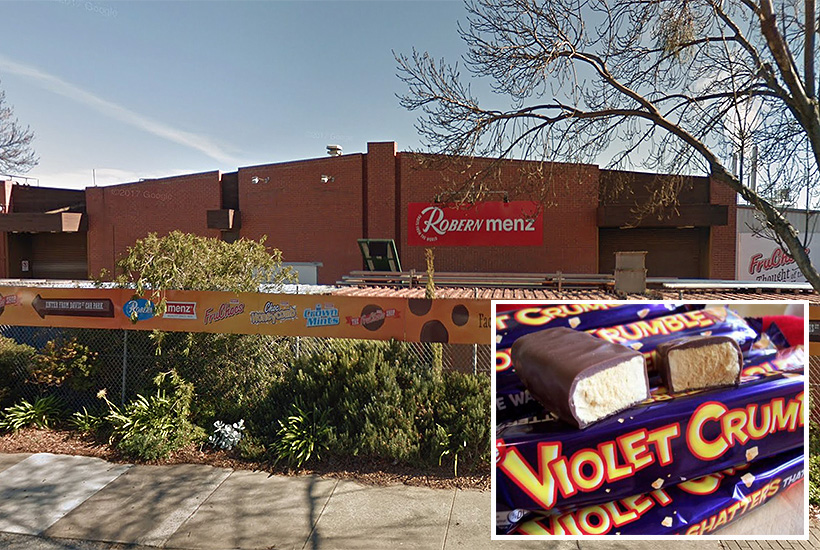Robern Menz’s Adelaide factory will be extended to allow for Violet Crumble production. Picture: Google Maps.
