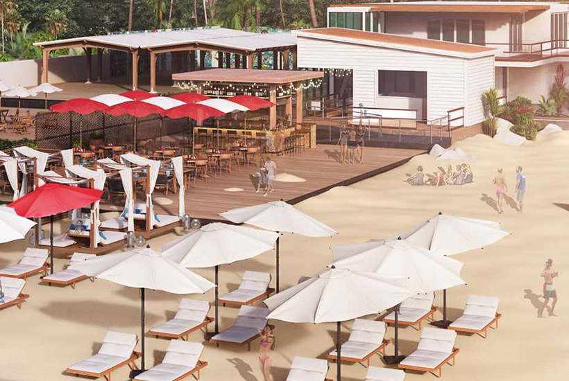 Virgin’s Departure Beach will allow travellers to wait for their flight in style.