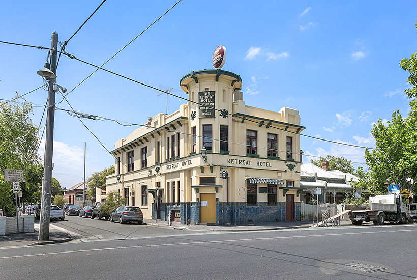 The pub at 226 Nicholson St featured regularly in The Sullivans.
