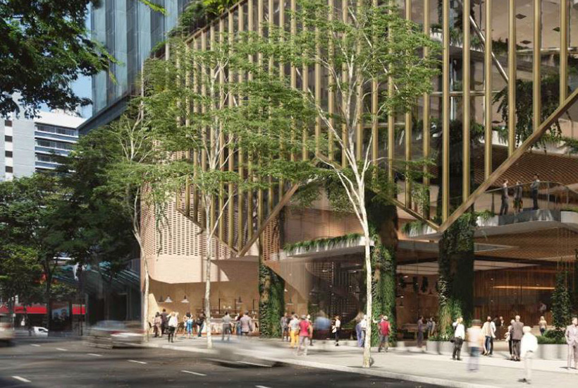 An artist’s impression of the proposed development at 80 Ann St in Brisbane.
