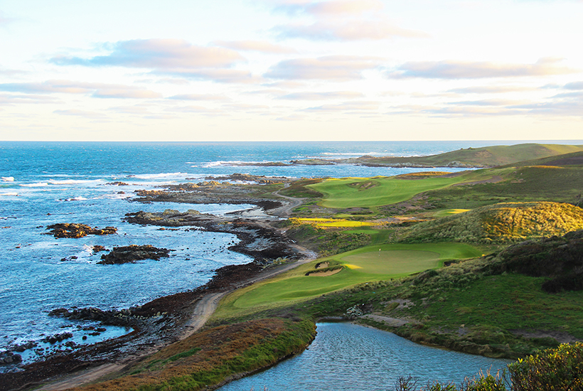 The Ocean Dunes golf course on Tasmania’s King Island.
