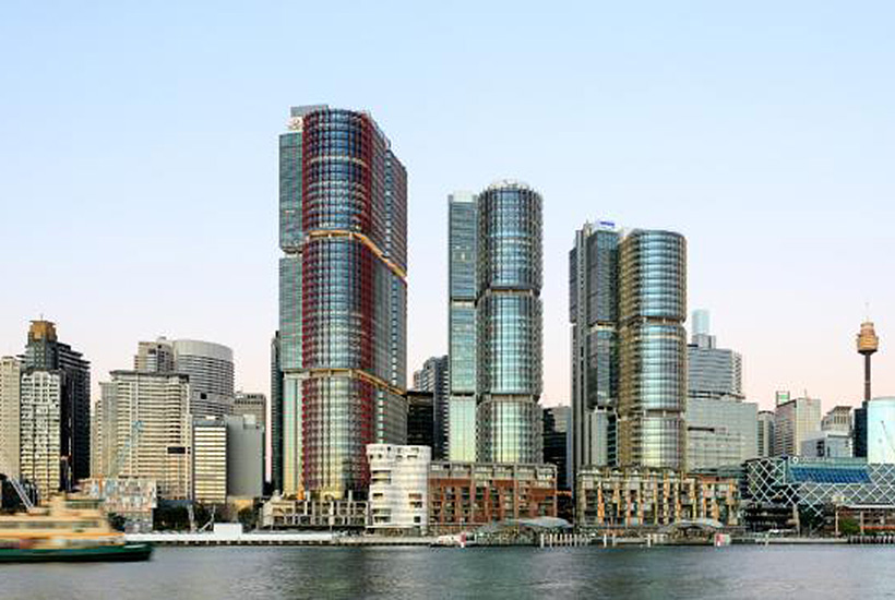 Sydney’s Barangaroo is lifting construction activity.
